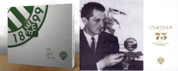 Czégány Pál (Szerk.) - FTC évkönyv 2015 (Erkölcs, erő, egyetértés)- DVD melléklettel + Császár 75 ( 2 kötet )