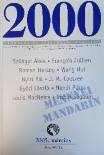 2000 irodalmi s trsadalmi havi lap - 2005. mrcius
