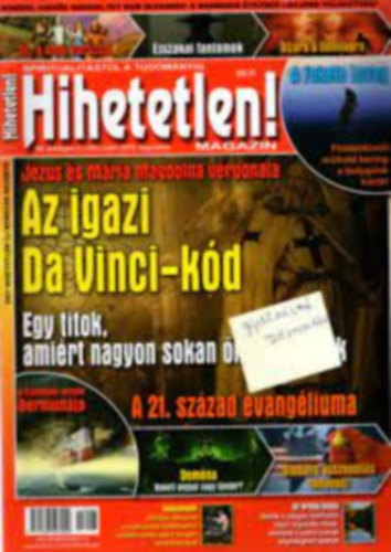 Hihetetlen! magazin 2015 augusztus XV. vf. 8. szm (166.) szm