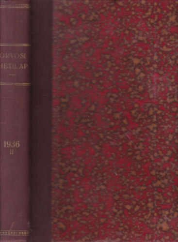 Orvosi hetilap 1936/II. félév (27-52. számok, egybekötve)