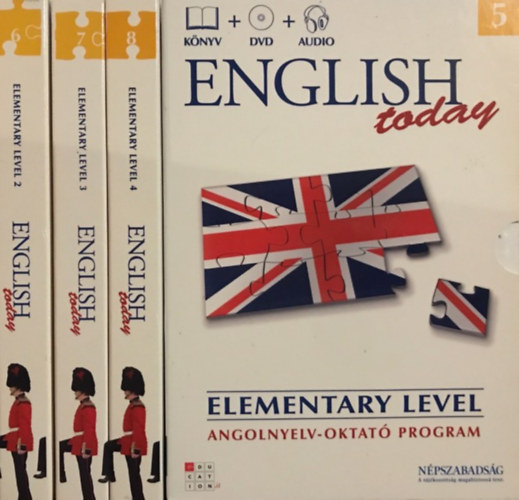 English today 5-8. (Angolnyelv-oktat program) - (Knyv + DVD + Audio) Elementary level 1-4.