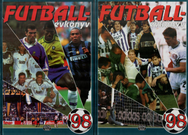 Mravik Gusztv  (szerk.); Csizmazia Zoltn (szerk.); Halsz Zoltn (szerk.) - Futballvknyv 1998 I-II.
