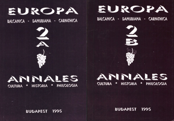 Miskolczy Ambrus  (f�szerk.) - Europa - Balcanica-Danubiana-Carpathica 2/A - 2/B