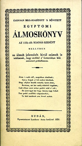 Kpzmvszeti Kiad - Egyiptomi lmosknyv