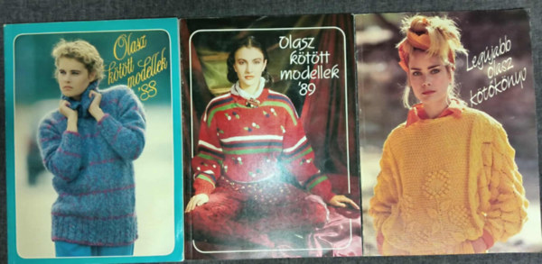 Olasz k�t�tt modellek '88. + Olasz k�t�tt modellek '89. + �j olasz k�t�k�nyv (3 m�)