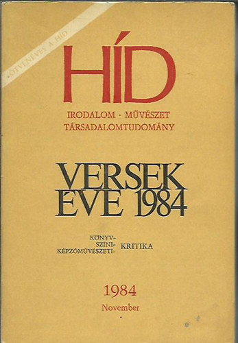 Szerkeszt� tan�cs - H�d -Versek �ve