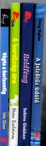 Diane Karlstrom Jenny Hughes - 4 db Pony  Club k�nyv ( V�gta a horizontig + Holdf�ny + A bar�ts�g �ra + a jelz�t�z �d�l� )