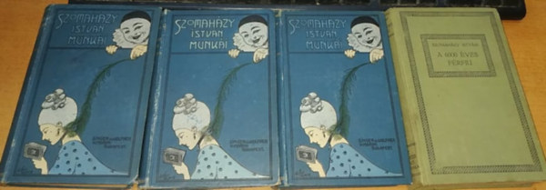Szomaházy István - 4 db Szomaházy István: A fehér asztal + A 6000 éves férfiu + Előadások a feleségképző akadémián + Szilveszter testvér álma