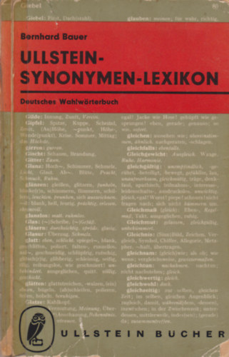Bernhard Bauer - Ullstein-Synonymen-Lexikon