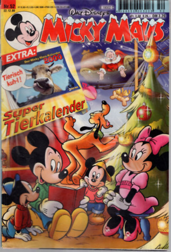 Micky Maus Super Tierkalender - Kpregny Nr.52. 1999.