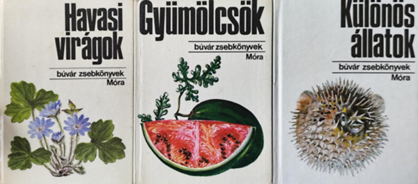 3 db b�v�r zsebk�nyv