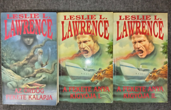 L�rincz L. L�szl�  (Leslie L. Lawrence) - Az �rd�g fekete kalapja + A fekete anya k�gy�ja I-II. (A fekete kalap teljes sorozat 3 k�tetben)