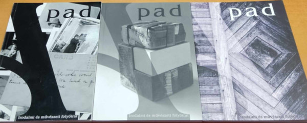 Jankovics Zoltán -szerk - 3 db pad - irodalmi és művészeti folyóirat, szórványszámok, saját fotó