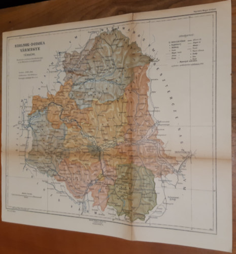 (Kogutowicz) - Szolnok-Doboka V�rmegye t�rk�pe (Kogutowicz: megyei t�rk�pek)