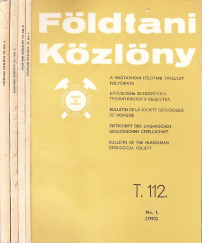 Dank Viktor dr. - Földtani Közlöny 1982/1-4.