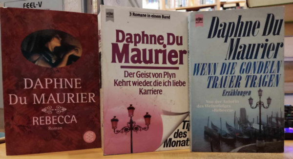 Daphne Du Maurier - 3 db Du Maurier: Der Geist von Plyn/Kehrt wieder, die ich liebe/Karriere + Rebecca + Wenn die Gondeln Trauer Tragen