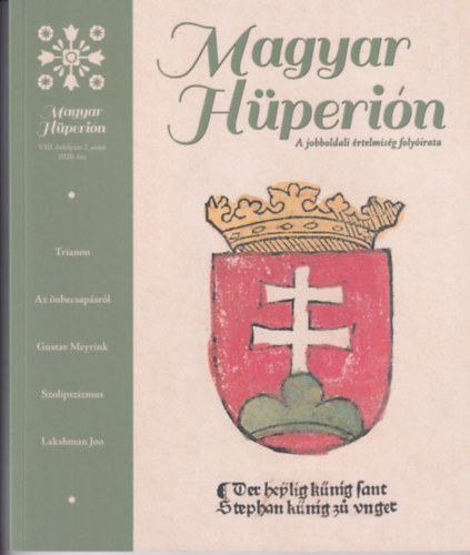 Magyar Hüperión (VIII. évfolyam 2. szám 2020. ősz)
