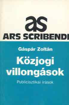Gspr Zoltn - Kzjogi villongsok