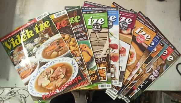 Csonka Ilonka főszerkesztő - Vidéki ízek 2013 évfolyam 1-12 szám (teljes)