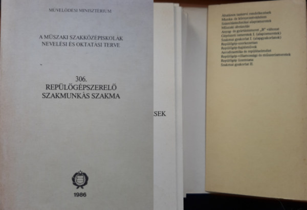 306. replgpszerel szakmunks szakma (13. fzetes kiadvny mappban