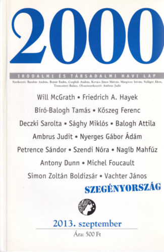 2000 Irodalmi s Trsadalmi Havi Lap - 2013. szeptember