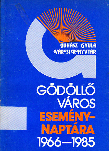 Bana �va  (szerk.); F�l�p Attil�n� (szerk.) - G�d�ll� v�ros esem�nynapt�ra 1966-1985