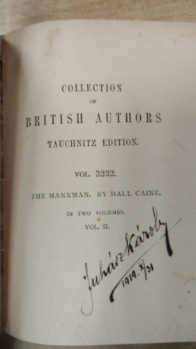 Hall Caine - The Manxman I-II