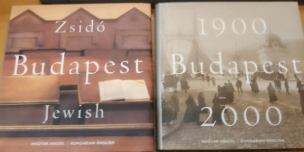 Klösz György, Lugosi L. László - 2 db Budapest 1900-2000 + Budapest Jewish / Zsidó