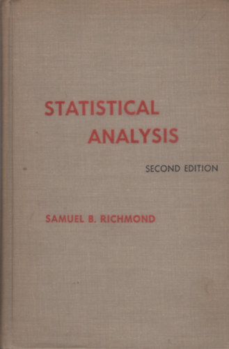 Samuel B. Richmond - Statistical Analysis