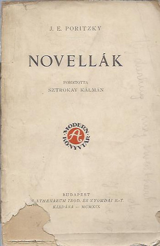 J. E. Poritzky - Novellk