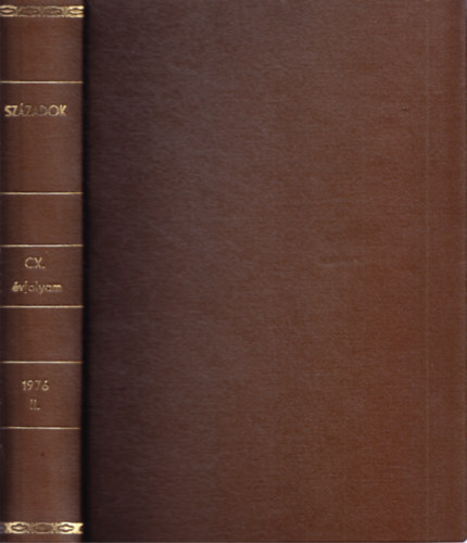 Sz�zadok CX. �vfolyam, 1976 II.