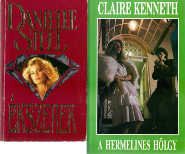 2 db knyv, Danielle Steel: kszerek, Claire Kenneth: A hermelines hlgy