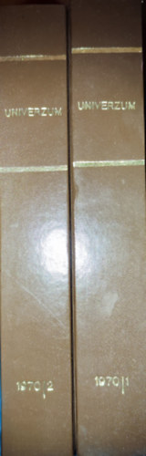 Az Univerzum magazin 1970-es �vfolyama k�t k�tetbe k�tve