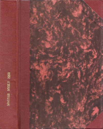 Benk Lornd  (fszerk.) - Magyar Nyelv (1992. - LXXXVIII. teljes vfolyam)