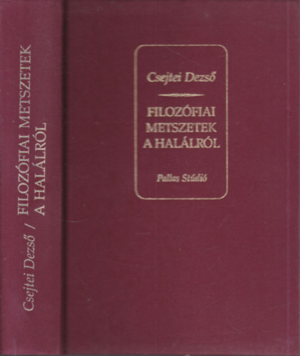 Csejtei Dezső - Filozófiai metszetek a halálról
