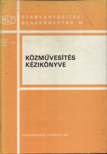 Szerk:Pataki Tibor - K�zm�ves�t�s k�zik�nyve