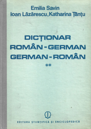 Drictionar roman-german german-roman