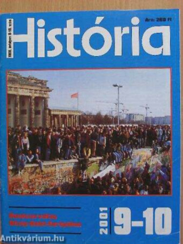 Hist�ria XXIII. �vfolyam 9-10.sz�m (2001/9-10)