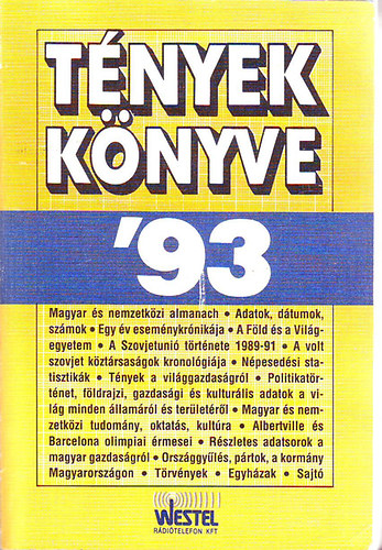 Baló György-Lipovecz Iván - Tények könyve '93