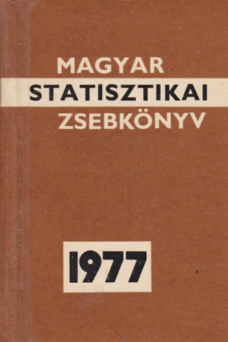 Magyar statisztikai zsebknyv 1977