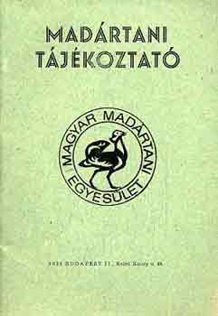 Mad�rtani t�j�koztat� 1981. �prilis-m�jus-j�nius