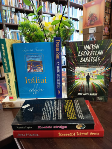 Taylor, Lulu, Danielle Steel, John Corey Whaley, Martha Taylor, Jen Hazel, Lin Haire-Sargeant Laura Fraser - Romantikus könyvcsomag 7 darabos KÖNYVMENTŐ AJÁNLAT: Itáliai affér, Az idők végezetéig, Nagyon logikátlan barátság, Rontás virága , Szeretni bármi áron, Heathcliff visszatér