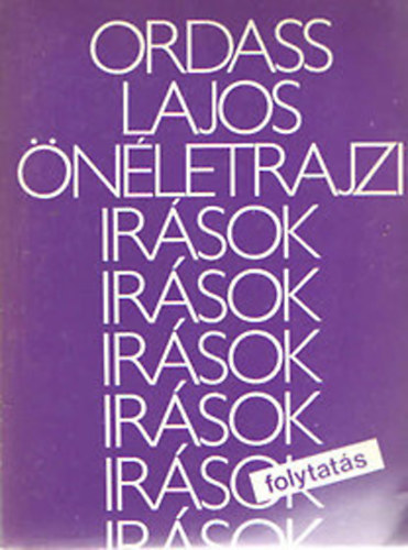 Ordass Lajos - Önéletrajzi írások (folytatás)