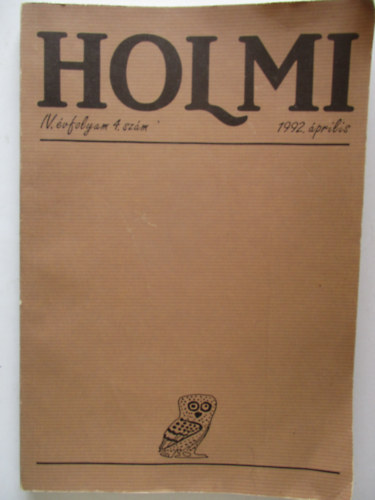 Holmi 1992 �prilis - IV. �vfolyam 4. sz�m