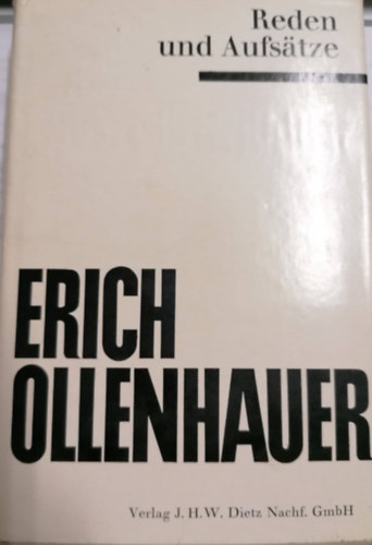 Erich Ollenhauer - Reden und Aufstze