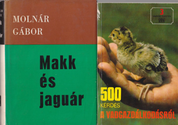 Vber Kroly, Plfalvi Nndor, Molnr Gbor, Dr. Egyed Istvn - 4 db vadszknyv: 500 krds a vadgazdlkodsrl - Nimrd fzetek 3 + Makk s jagur + Hajnali svnyeken + Medvk, zek, farkasok