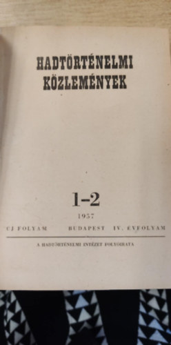 Hadtrtneti kzlemnyek 1957