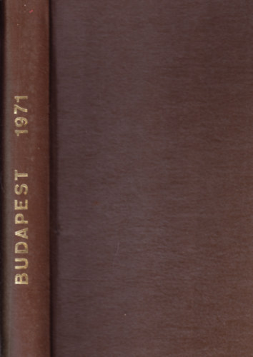 Budapest - A f�v�ros foly�irata 1971