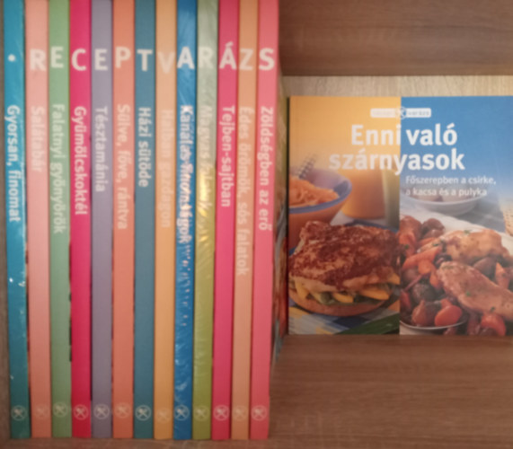 Fszerkeszt: Dibs Gabriella - Receptvarzs (14 db. - szakcsknyvsorozat)
