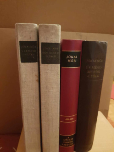 4 db J�kai M�r reg�ny: Egy magyar n�bob, K�rp�thy Zolt�n, �s m�gis mozog a f�ld, A l�csei feh�r asszony